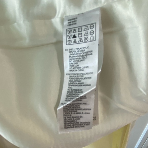 *SOLD*🎁 FREE ADD ON High Waisted Off White Cream Mini Skirt - Picture 5 of 5